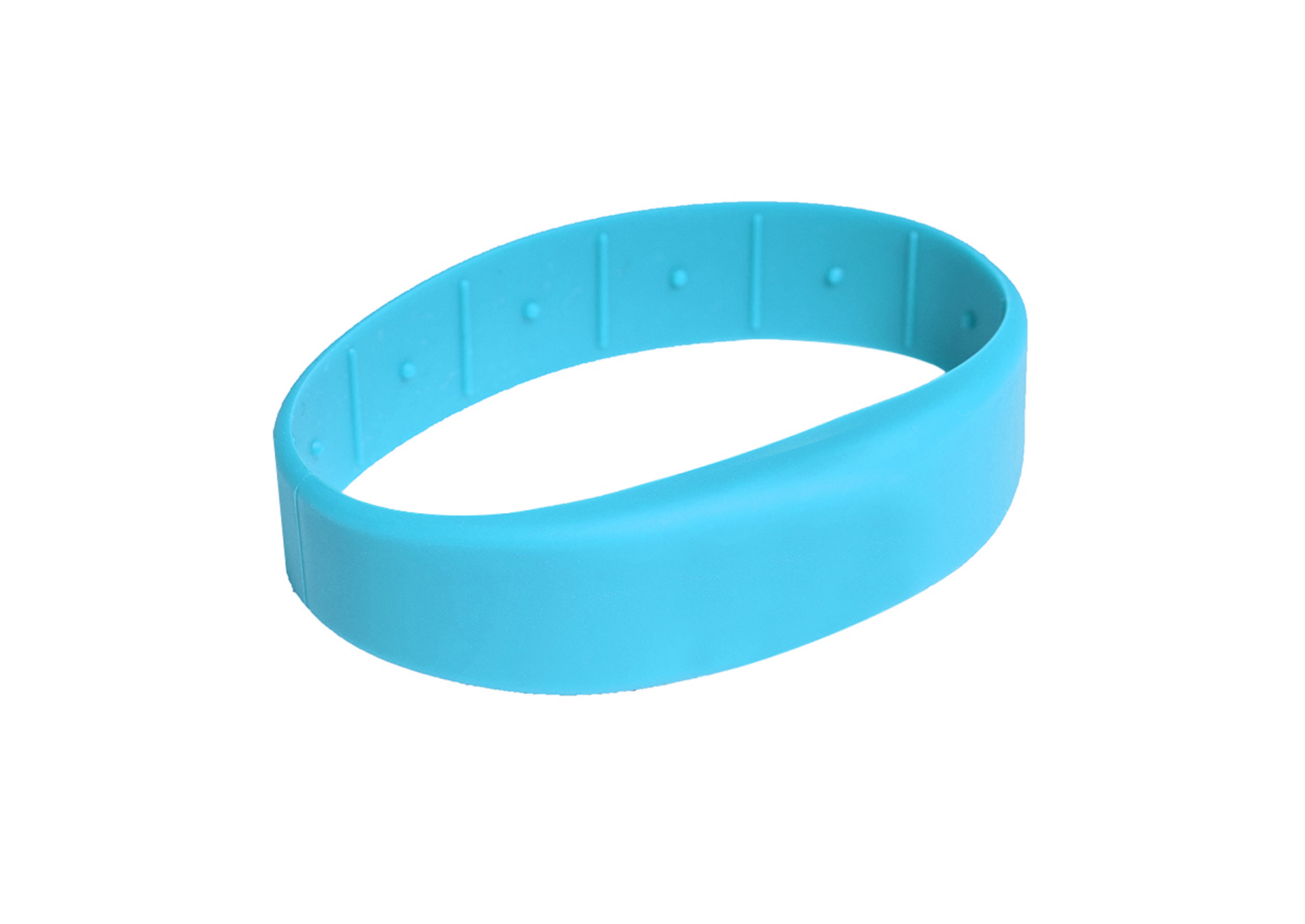 RFID Silikon Armband SILA09 NXP MIFARE Classic® 1K 4-Byte-NUID Neonblau