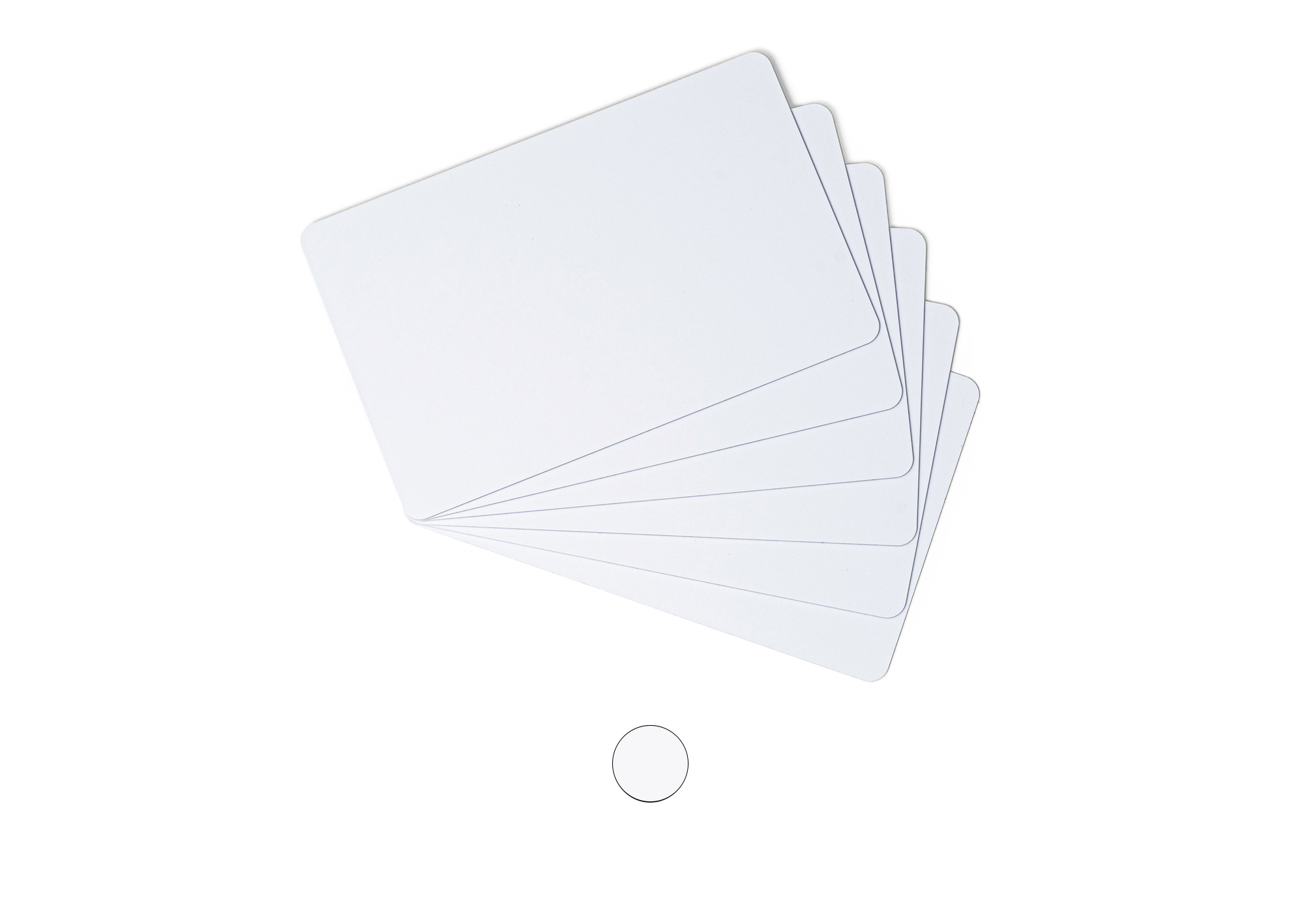 RFID Plastikkarte Blocking (passiv) weiß