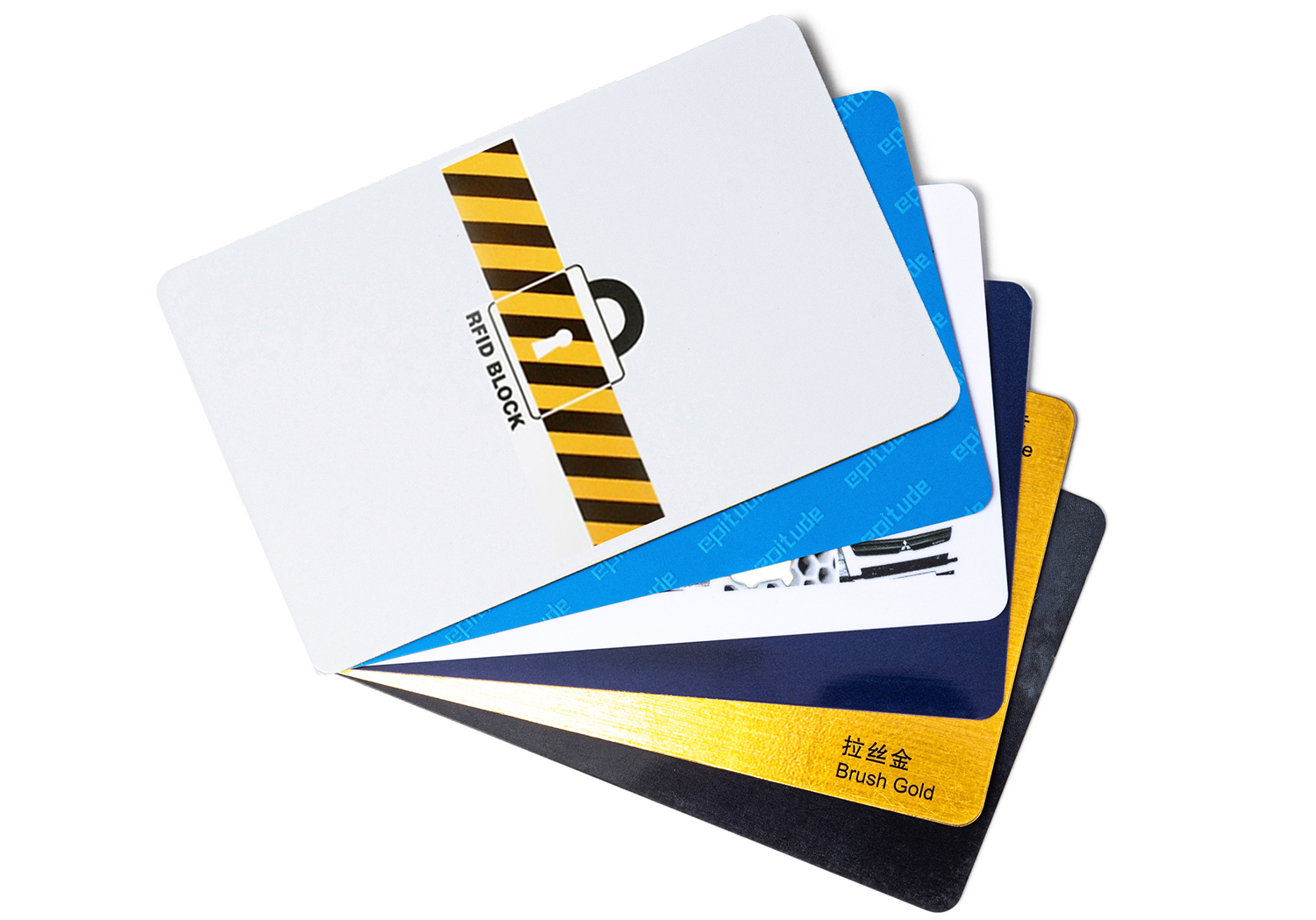 RFID Plastikkarte Blocking / Schutz (passiv) inkl. Druck 4/4 (CMYK beidseitig)