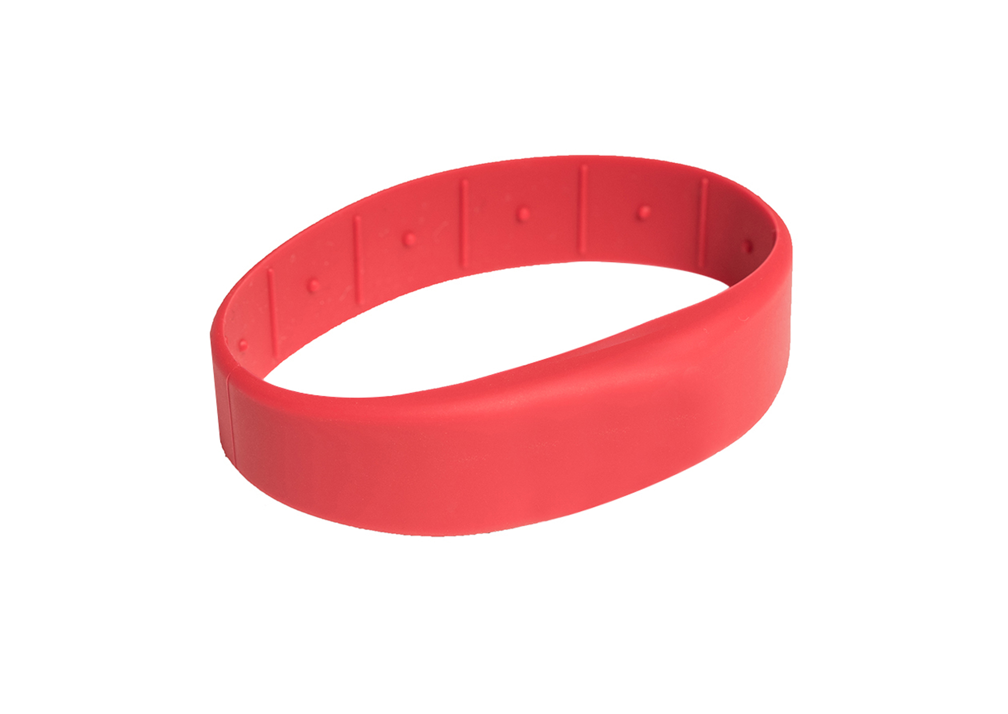 RFID Silikon Armband SILA09 NXP MIFARE Classic® 1K 4-Byte-NUID (13,56MHz) Rot